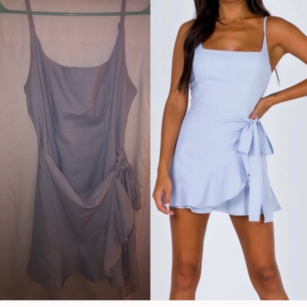 Princess Polly blue dress size 11-12